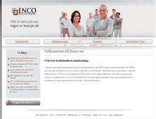 Tablet Screenshot of enco.no